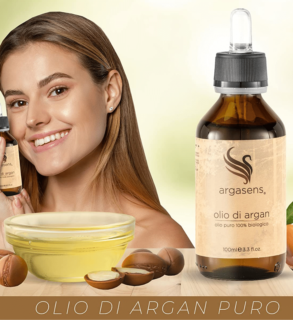Olio di Argan Puro Argasens biologico per viso, capelli e unghie: la tua bellezza naturale