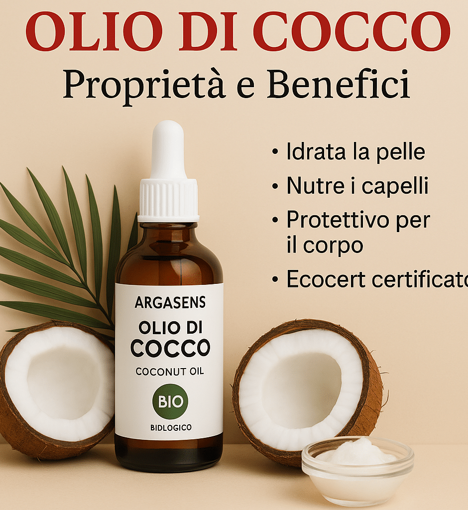 olio di cocco usi cosmetici