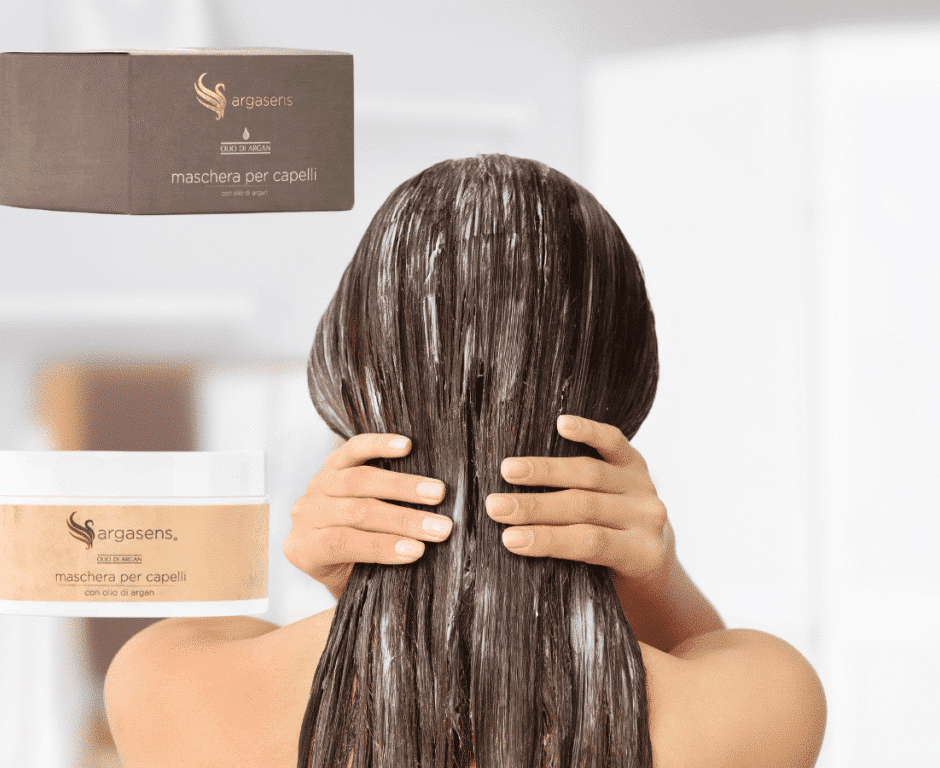 maschera capelli argan